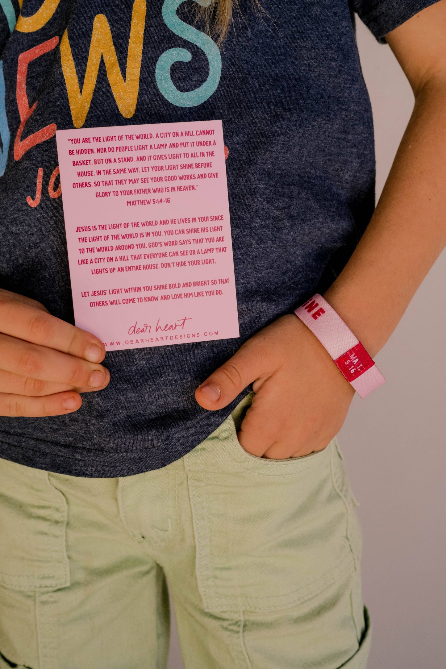 'Let Your Light Shine' Kids Bracelet