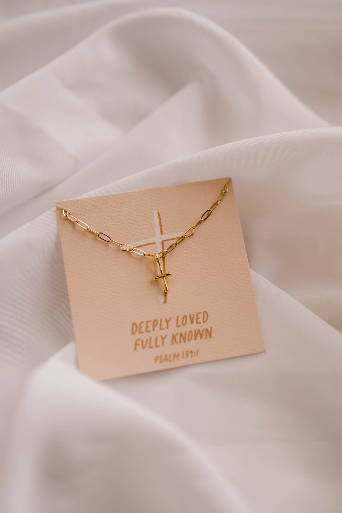 'Deeply Loved Fully Known' Charm Necklace