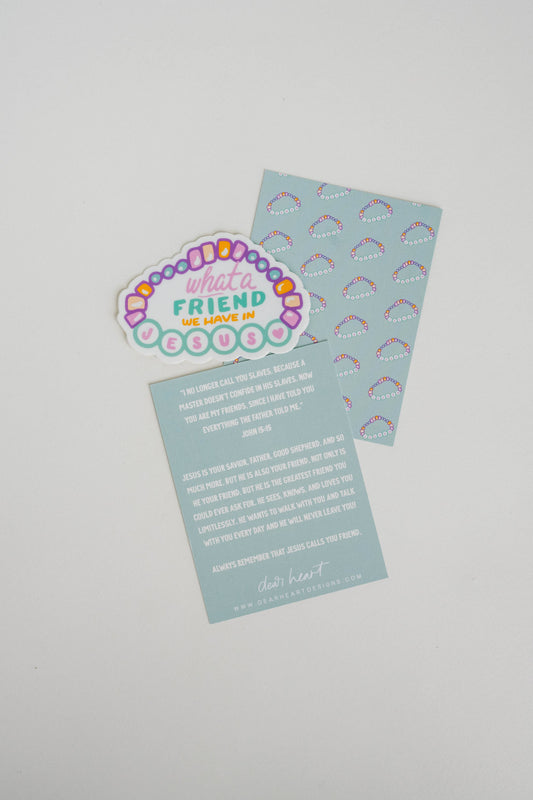 'What A Friend' Sticker