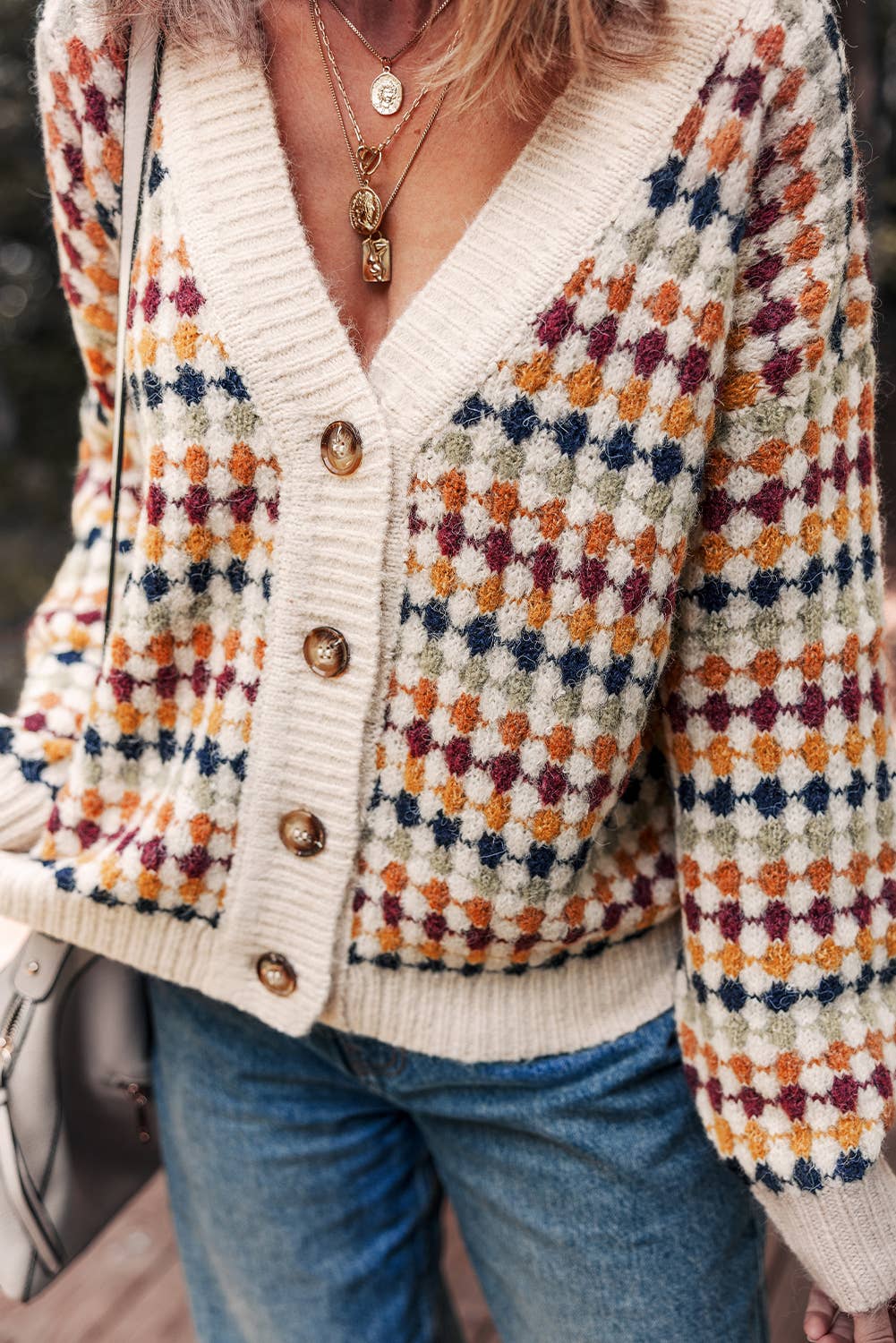 Dotty Knit Cardigan