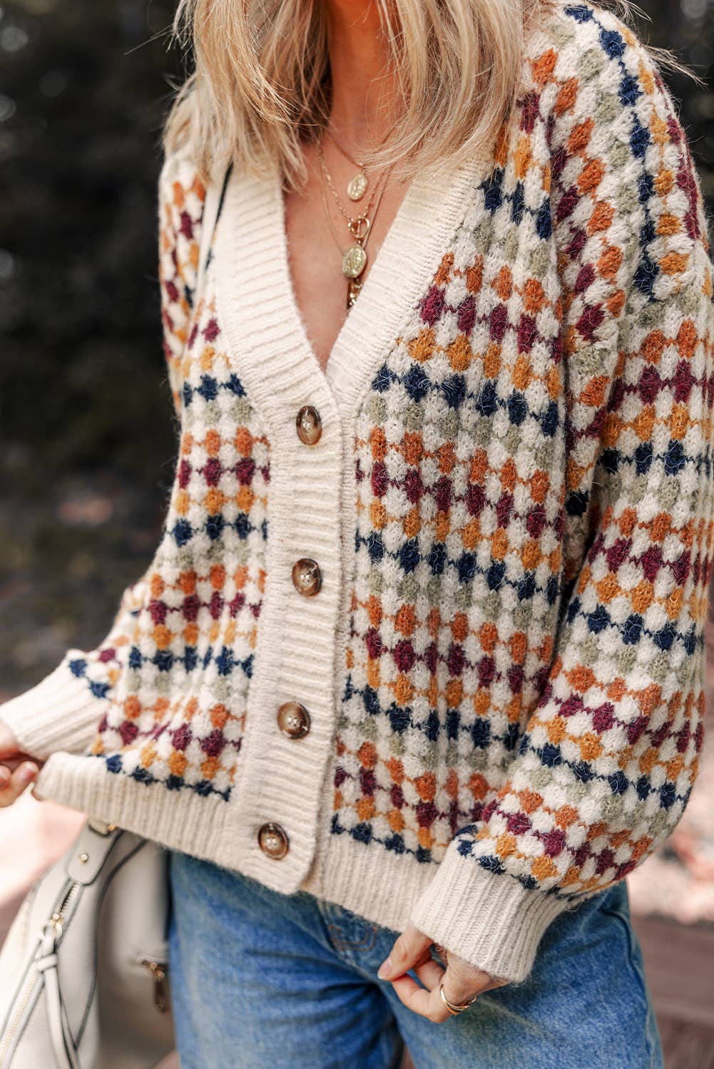 Dotty Knit Cardigan