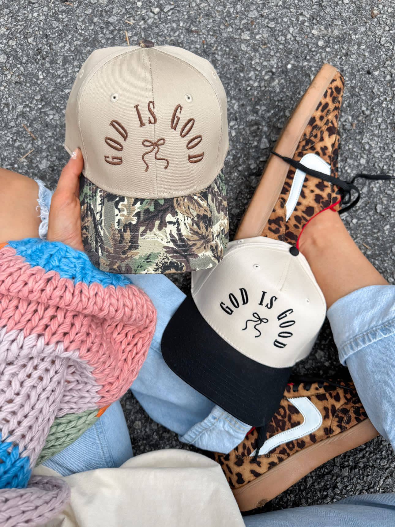 'God Is Good' Embroidered Hat