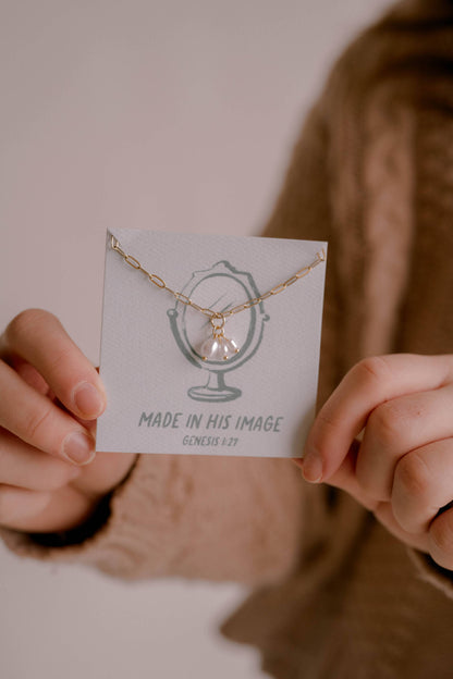 Made In His Image Charm Necklace