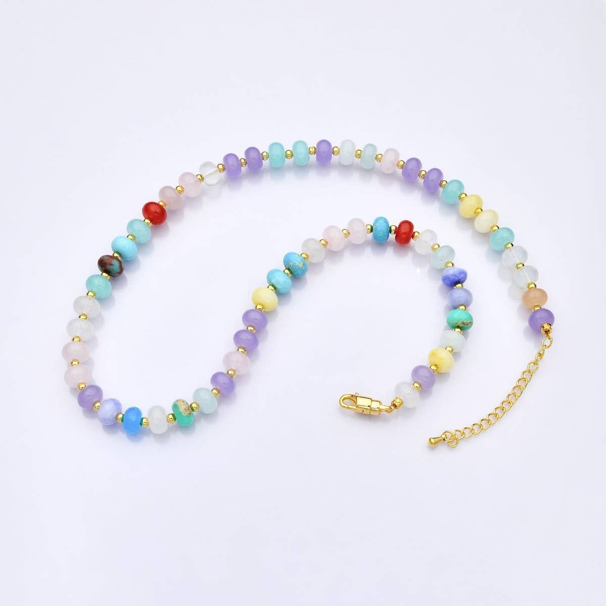 Feel the Joy Multicolor Gemstone necklace