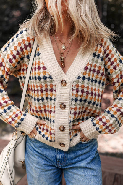 Dotty Knit Cardigan