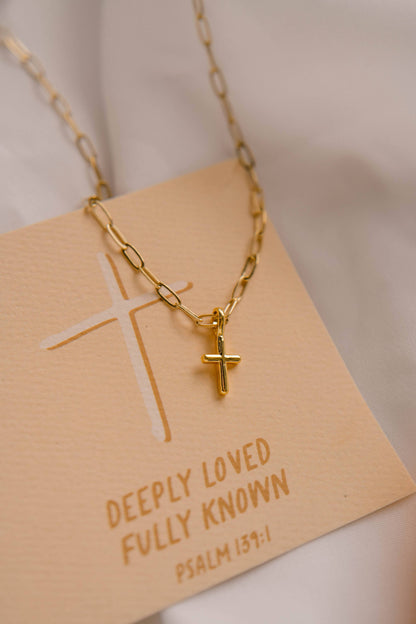 'Deeply Loved Fully Known' Charm Necklace