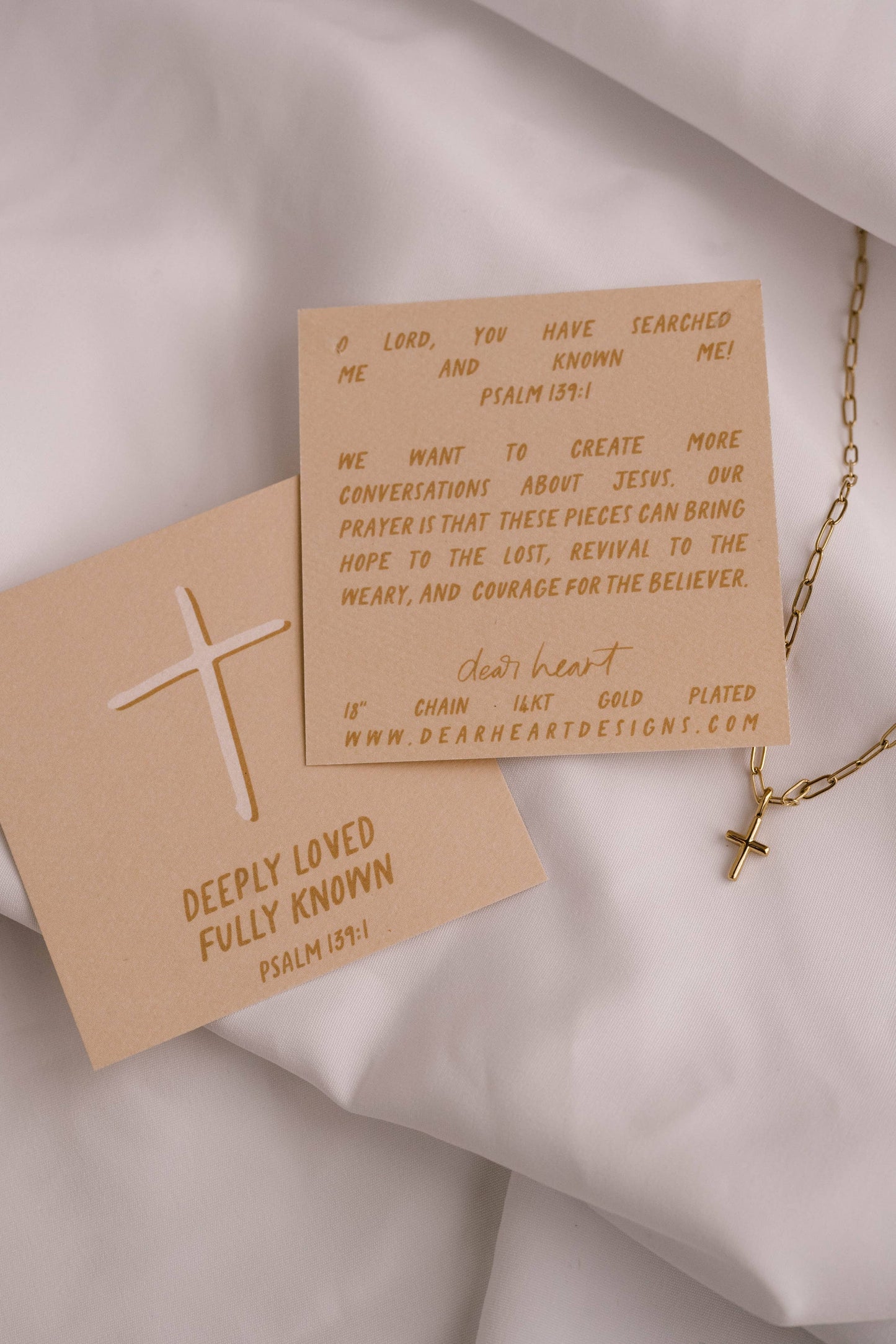 'Deeply Loved Fully Known' Charm Necklace