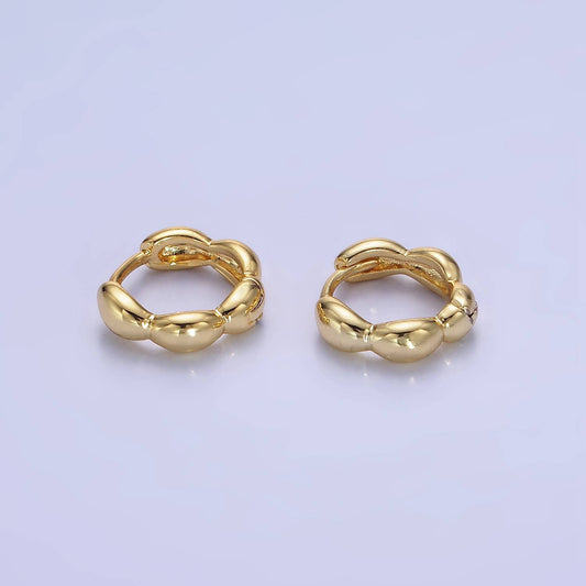 Bubble Huggie Earrings