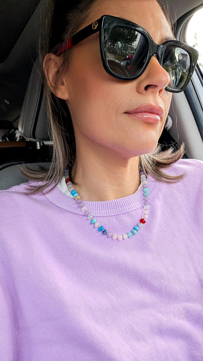 Feel the Joy Multicolor Gemstone necklace